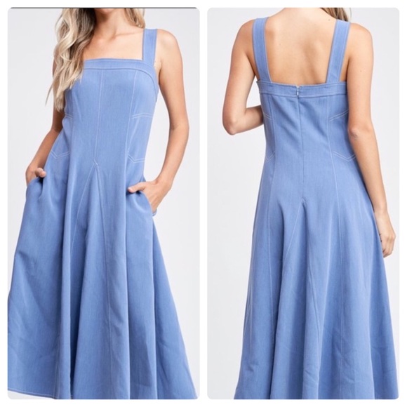 En Saison Dresses & Skirts - En Saison Lynette MIDI Dress Sz M